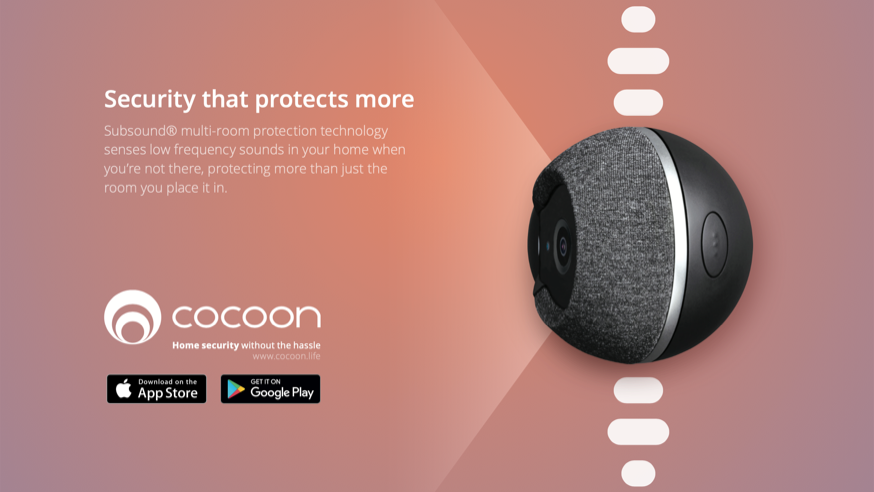 Print ad that highlights Cocoon's unique features