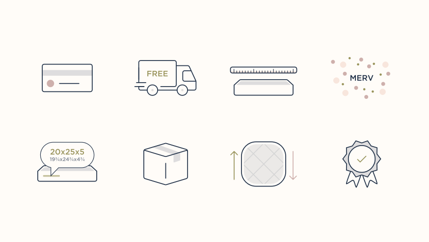 Illustrations for ecobee subscription services.