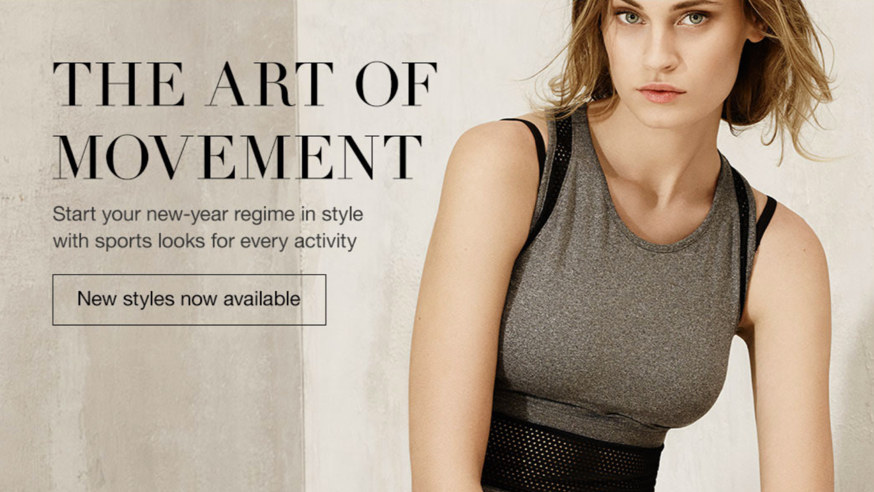 Interactive digital signage for M&S womenswear