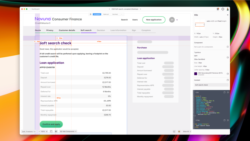 Design system spacing components in Zeplin